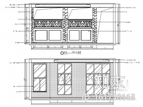 高档豪华三层别墅装修施工图（含效果）cad施工图下载【ID:161738113】