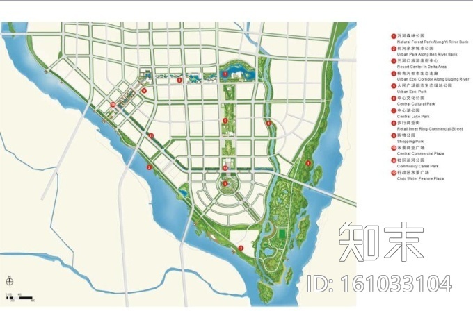 [山东]某市片区景观规划设计cad施工图下载【ID:161033104】