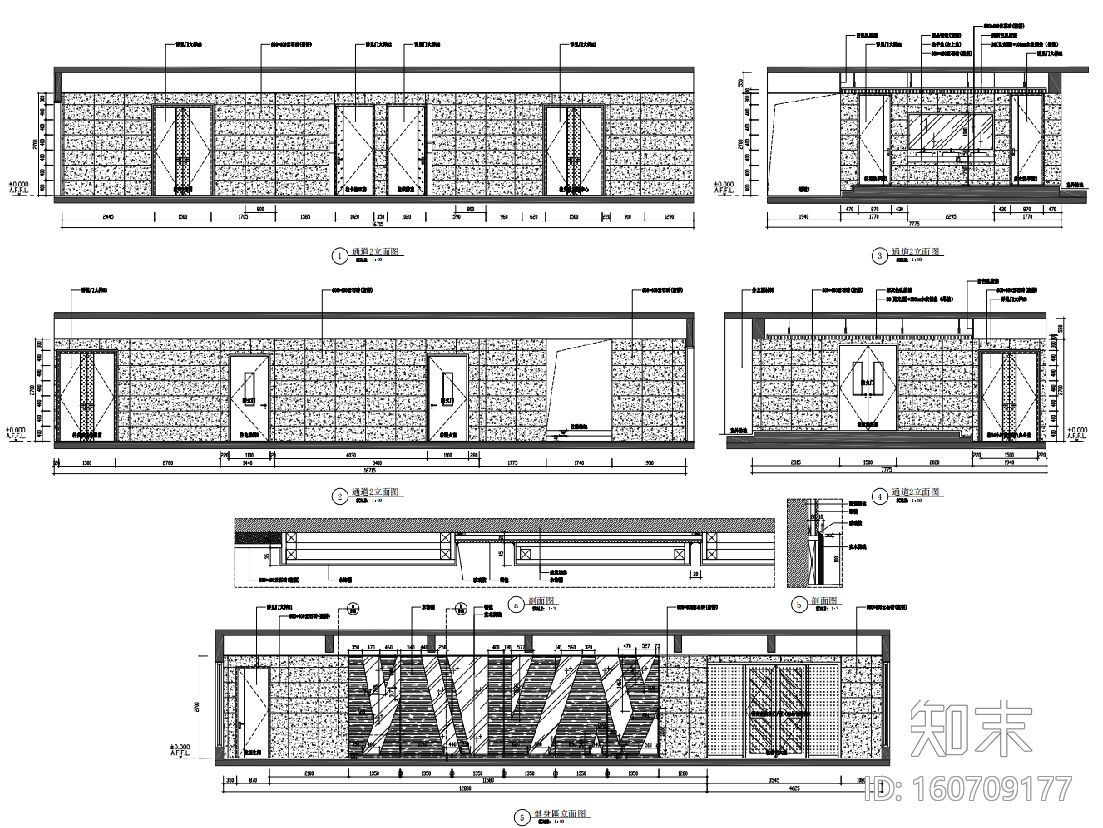 [澳门]渔翁街商业项目会所施工图_附效果图施工图下载【ID:160709177】