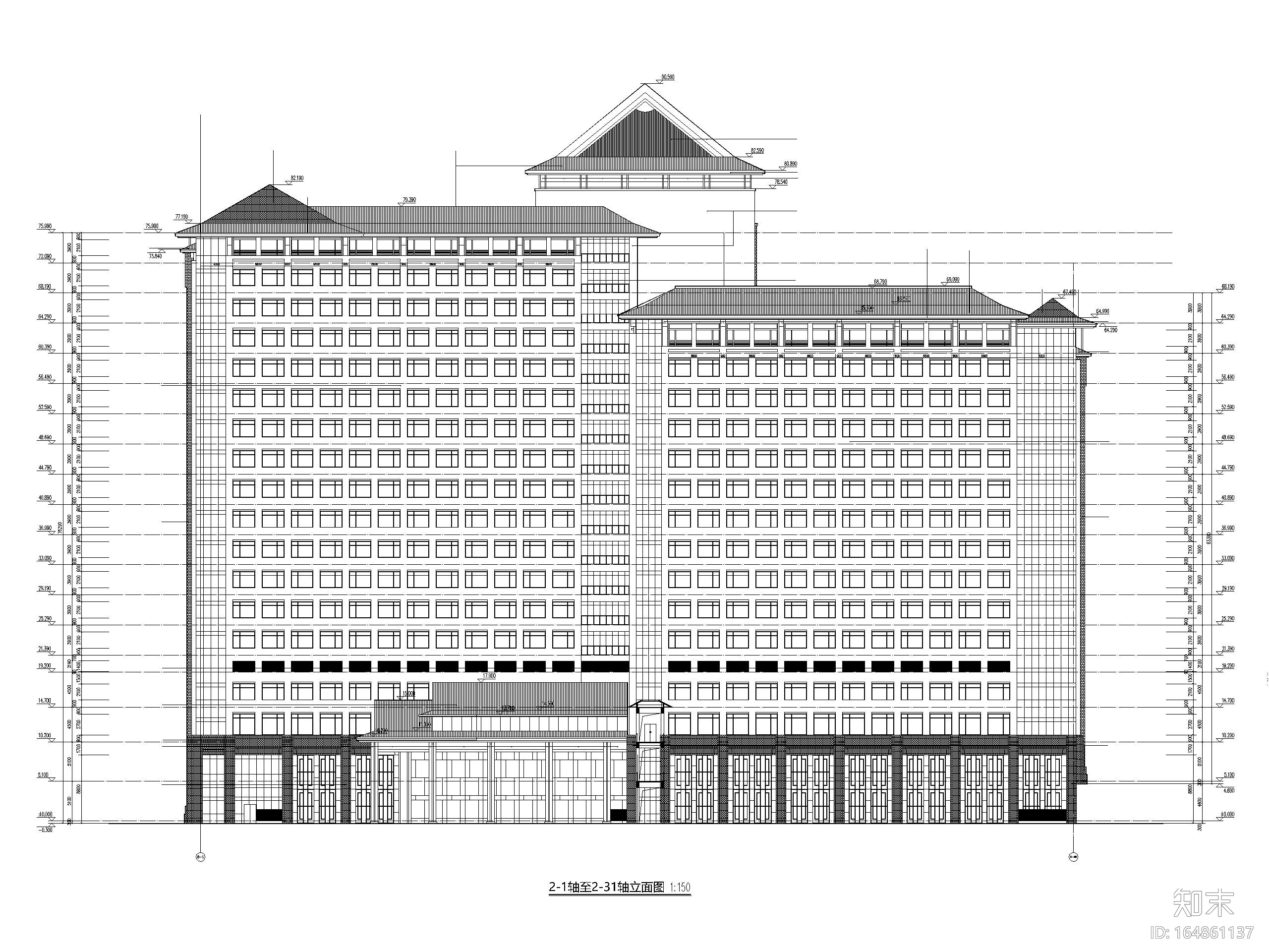 中医医院门诊医技楼康复楼及附属建筑施工图施工图下载【ID:164861137】