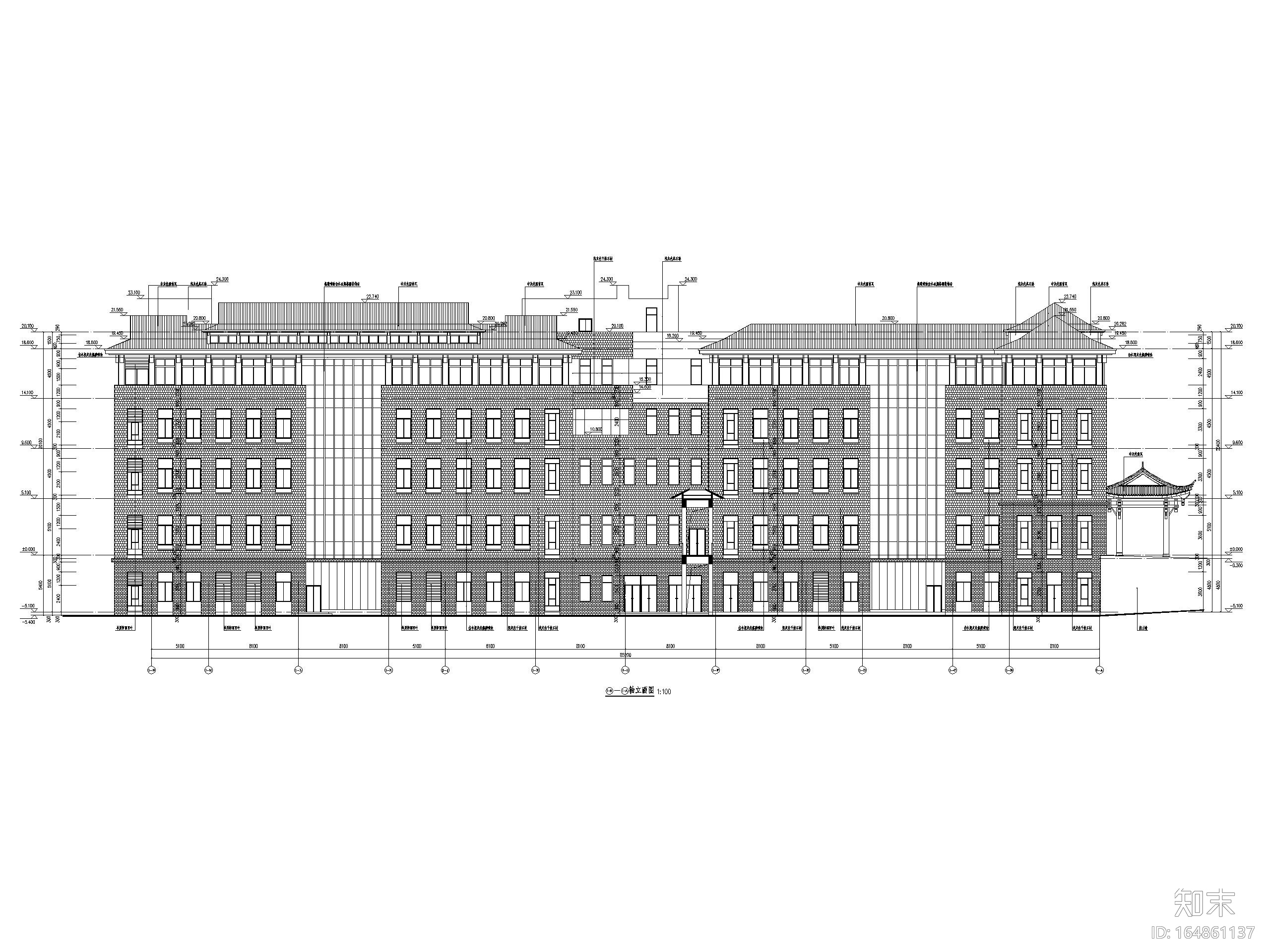 中医医院门诊医技楼康复楼及附属建筑施工图施工图下载【ID:164861137】