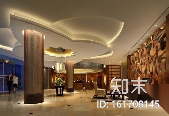 [山西]独具特色最佳四星级高档酒店设计施工图（含全套方...cad施工图下载【ID:161708145】