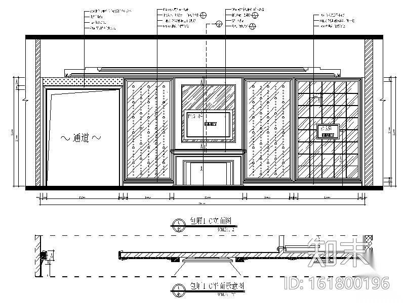 娱乐城豪华欧式风格KTV设计施工图（含效果图）cad施工图下载【ID:161800196】