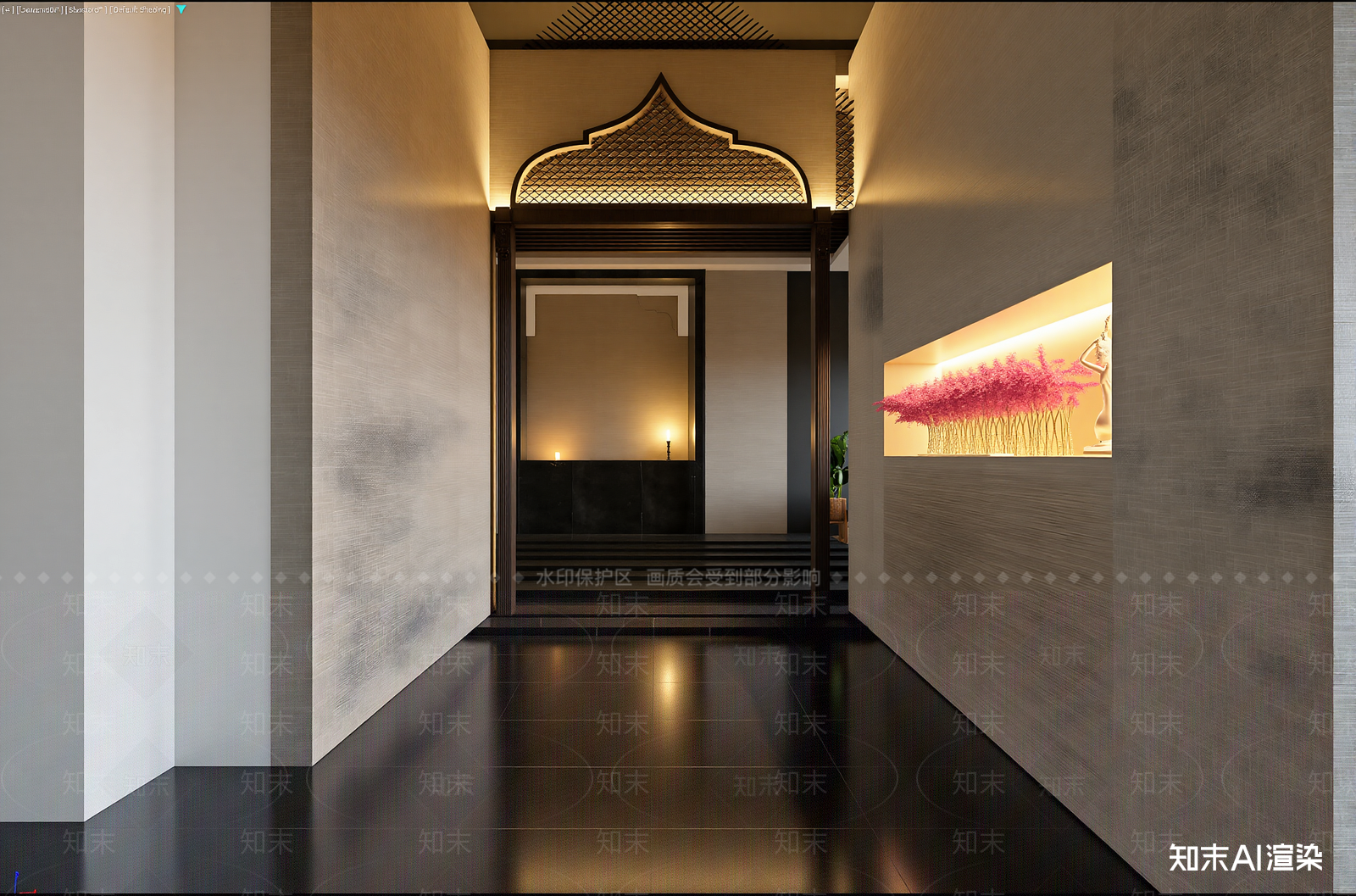 东南亚玄关3D模型下载【ID:1222090706】