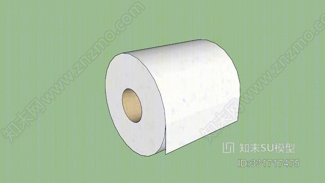 厕纸SU模型下载【ID:331717475】