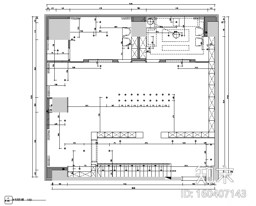 [新疆]360平米璞玉展厅设计施工图（附效果图）施工图下载【ID:160407143】