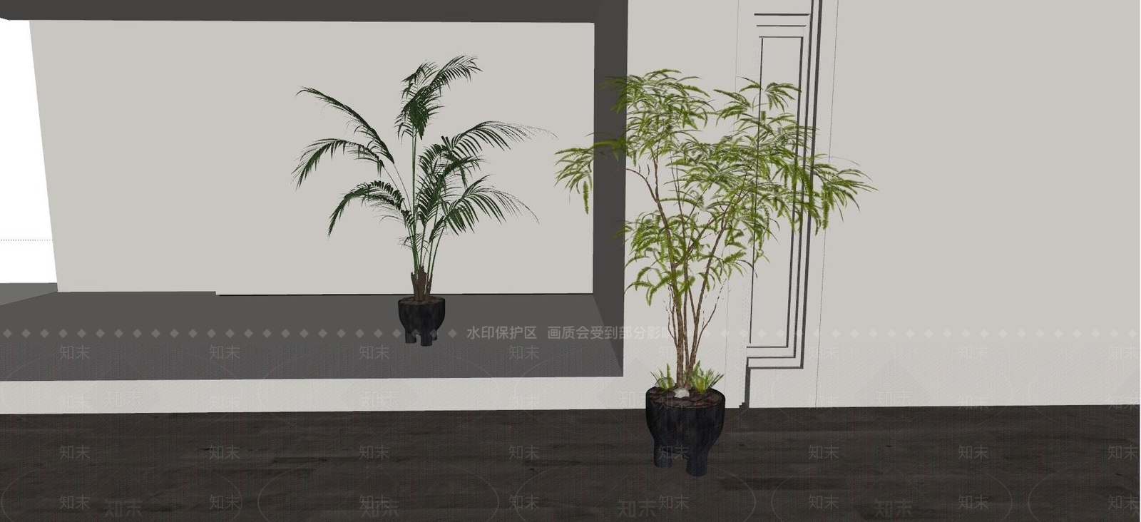 植物盆栽盆景SU模型下载【ID:1128416669】