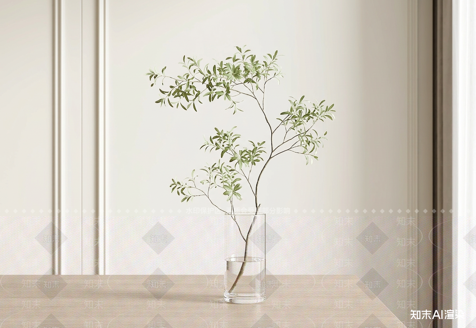 设计感桌面绿植灌木3D模型下载【ID:1227469973】