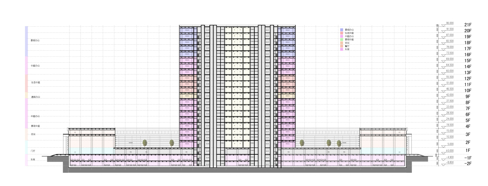 [甘肃]兰州行政中心建筑设计方案文本（CAD+SU+文本）施工图下载【ID:149938182】