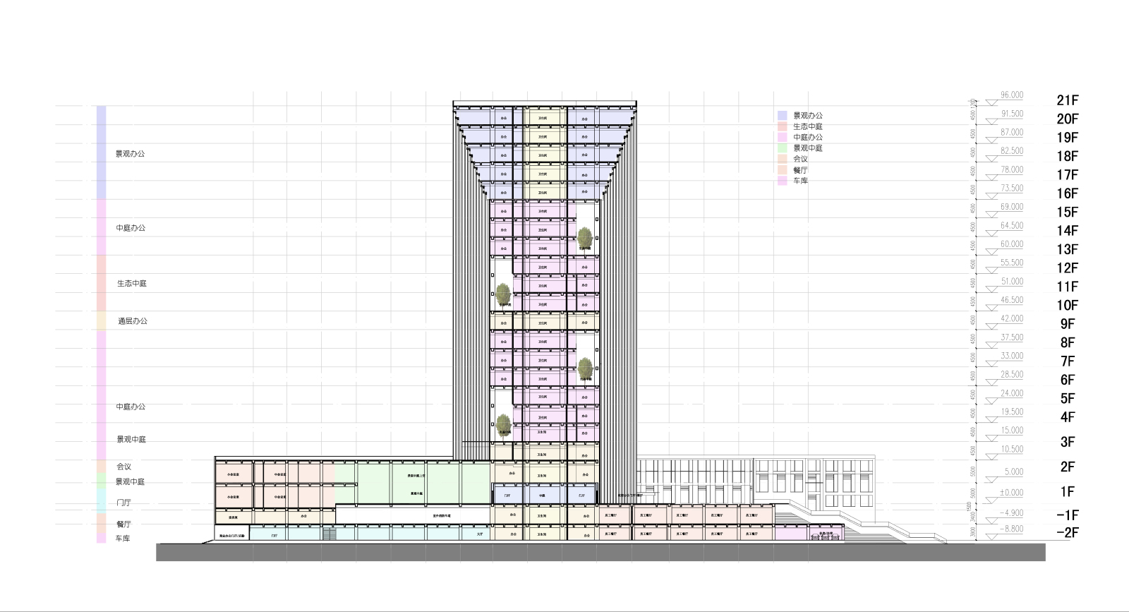 [甘肃]兰州行政中心建筑设计方案文本（CAD+SU+文本）施工图下载【ID:149938182】