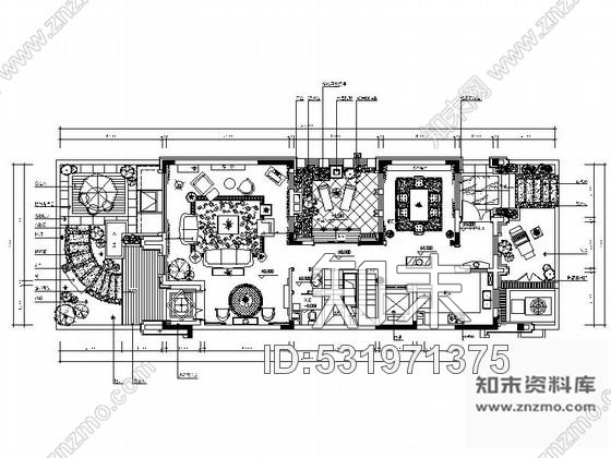 施工图上海美式风格三层联排别墅装修图含效果方案施工图下载【ID:531971375】