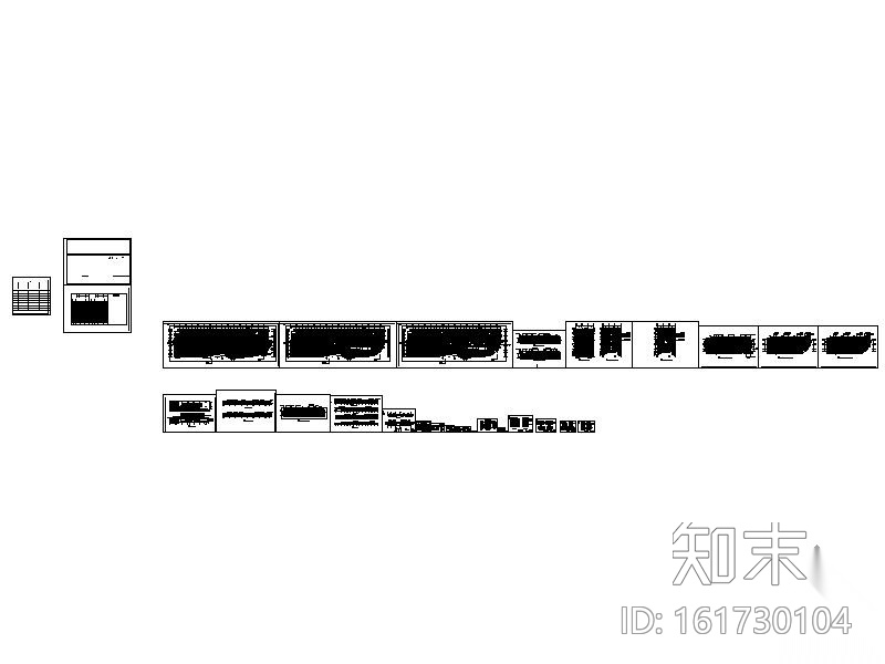 某商业广场公共区域装修图施工图下载【ID:161730104】