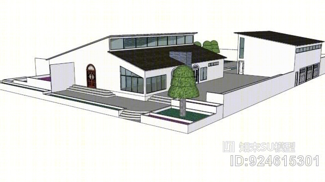 住宅，当代设计ISU模型下载【ID:924615301】
