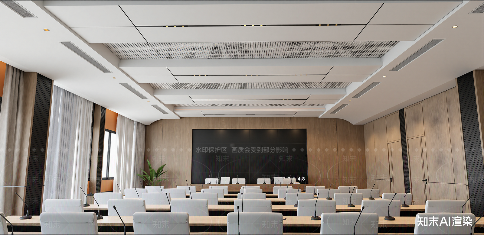 现代报告厅SU模型下载【ID:1216041645】