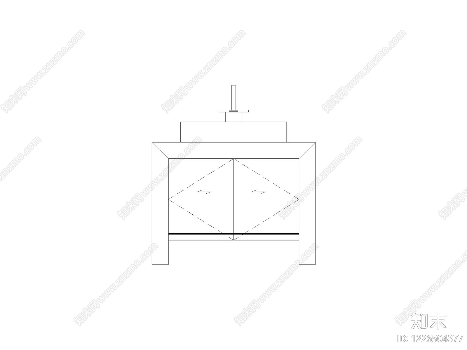 柜子cad施工图下载【ID:1226504377】
