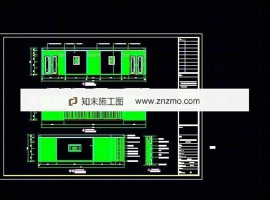 小会议室详图cad施工图下载【ID:36942066】