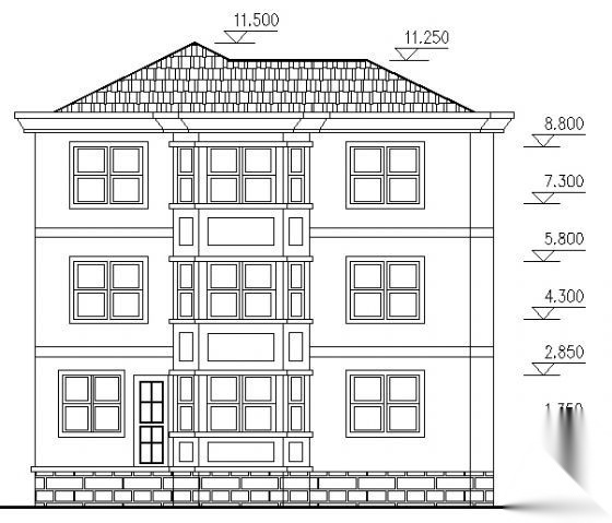 江山市清湖镇某三层小别墅建筑结构施工图施工图下载【ID:149915197】