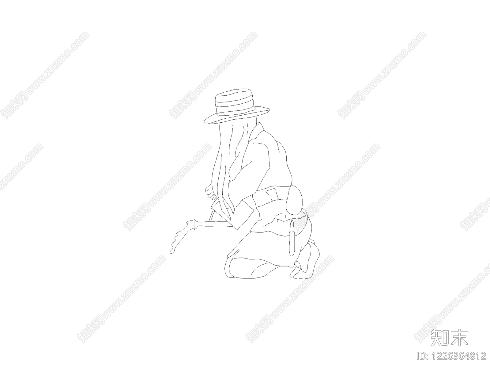 人物cad施工图下载【ID:1226364812】