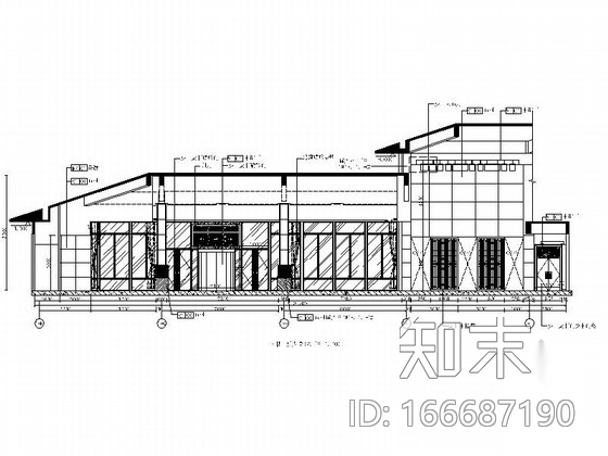 [青岛]独具园林特色恬静禅意温泉度假村酒店装修施工图...cad施工图下载【ID:166687190】