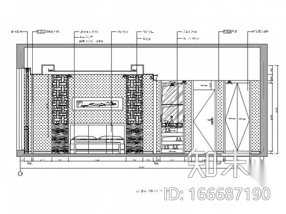 [青岛]独具园林特色恬静禅意温泉度假村酒店装修施工图...cad施工图下载【ID:166687190】