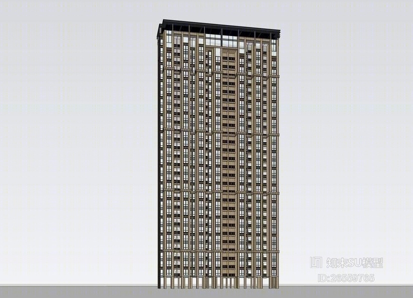现代公寓SU模型下载【ID:26559765】