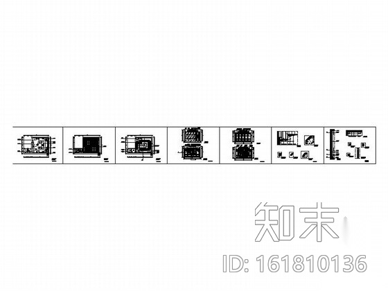 [北京]时尚欧式量贩式KTV包间装修图cad施工图下载【ID:161810136】