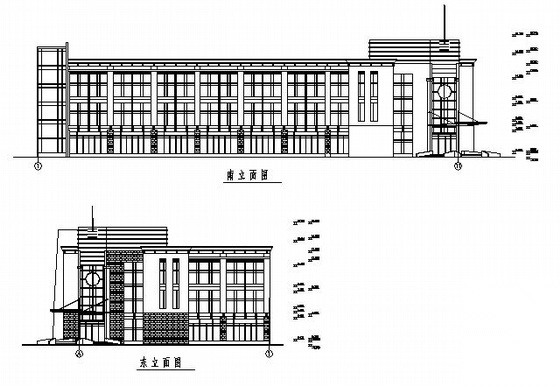 [慈溪市]某纺织器材厂框架结构职工食堂建筑结构施工图cad施工图下载【ID:167250109】