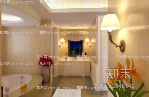 现代家居卫生间3D模型下载【ID:52846140】