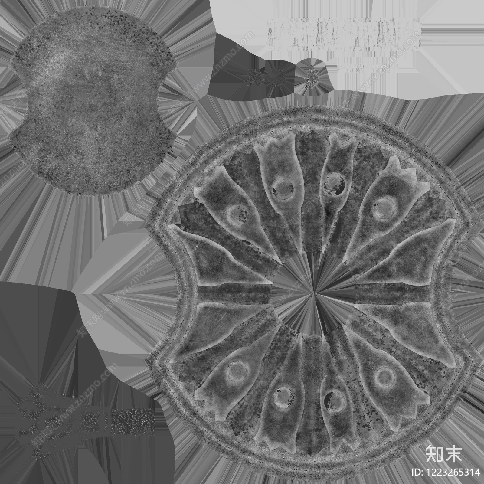 石雕贴图下载【ID:1223265314】