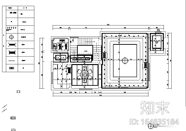 瑞景国际美式别墅设计施工图（附效果图）cad施工图下载【ID:164835184】