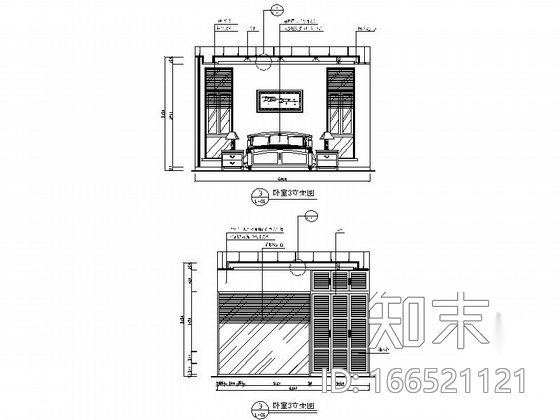 [三亚]简欧浪漫两层别墅样板房施工图cad施工图下载【ID:166521121】