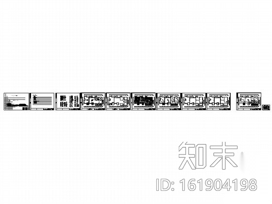 [北京]魅力中式大宅三居室内装修图（含效果）cad施工图下载【ID:161904198】