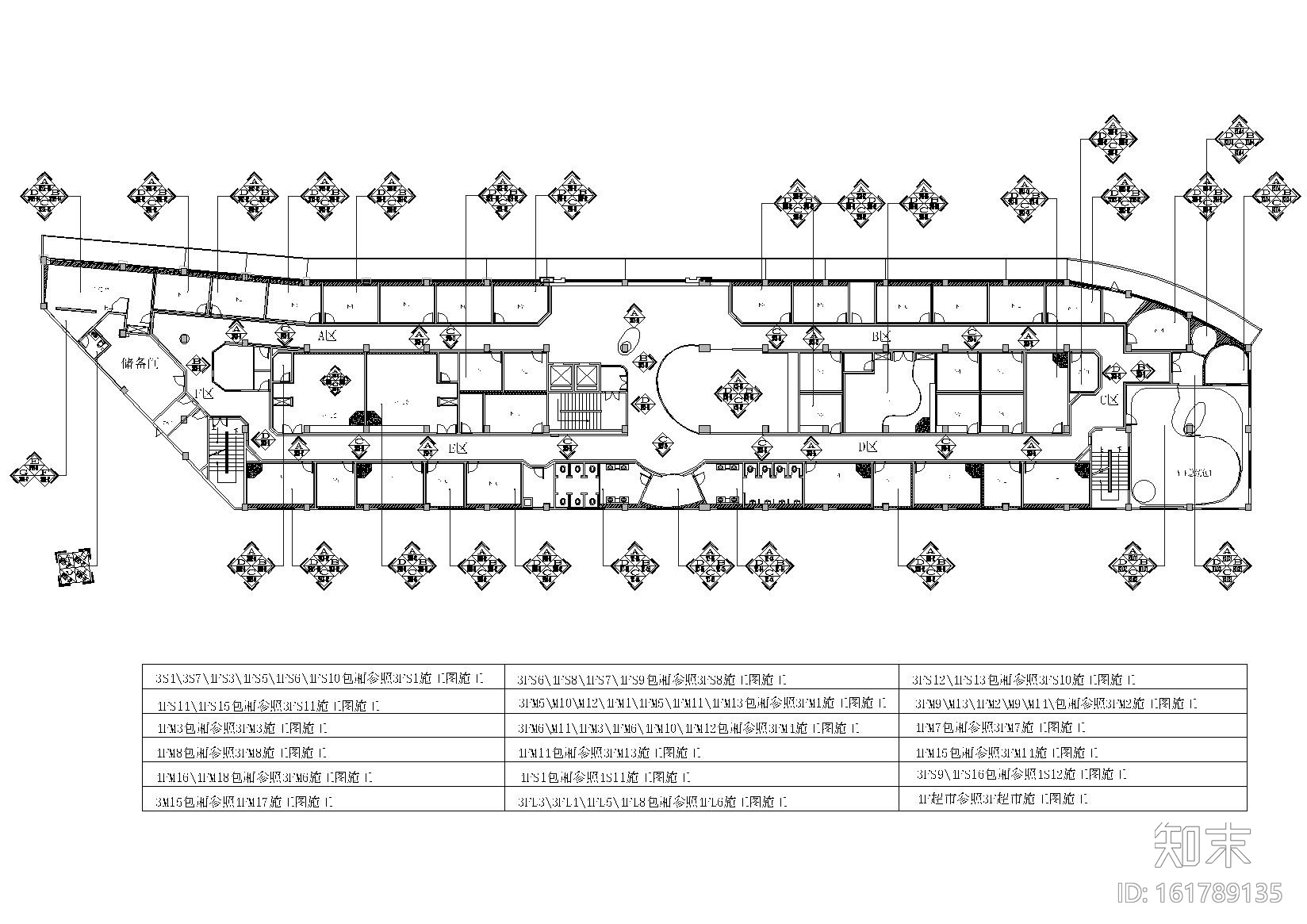 [广州]音皇娱乐KTV室内装饰施工图+效果图cad施工图下载【ID:161789135】