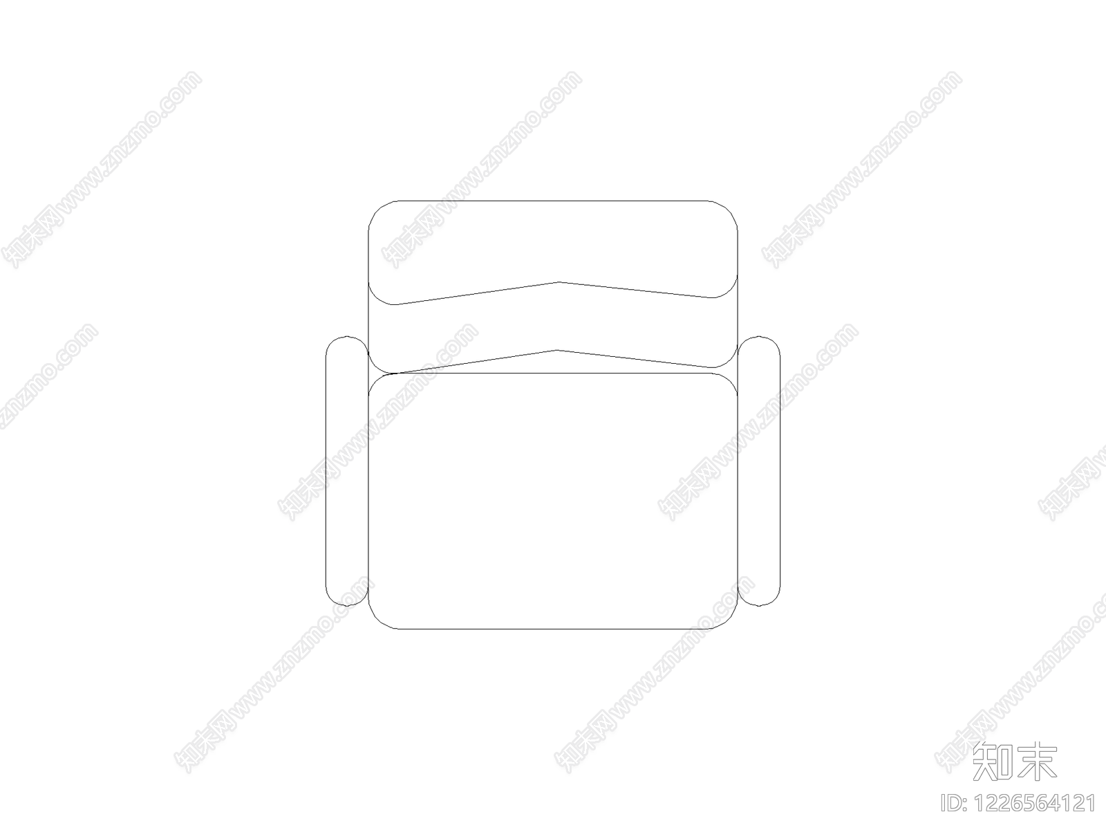 沙发CAD图纸