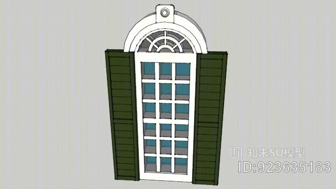 维多利亚时代的窗户SU模型下载【ID:923635183】