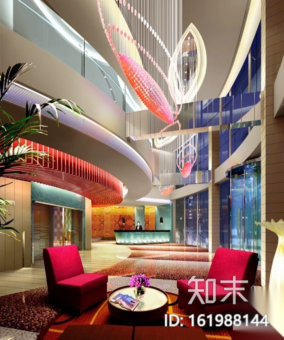 [杭州]某假日酒店装修图(含效果)cad施工图下载【ID:161988144】