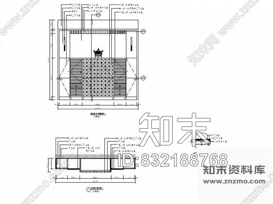 图块/节点现代家居橱柜立面详图施工图下载【ID:832188768】