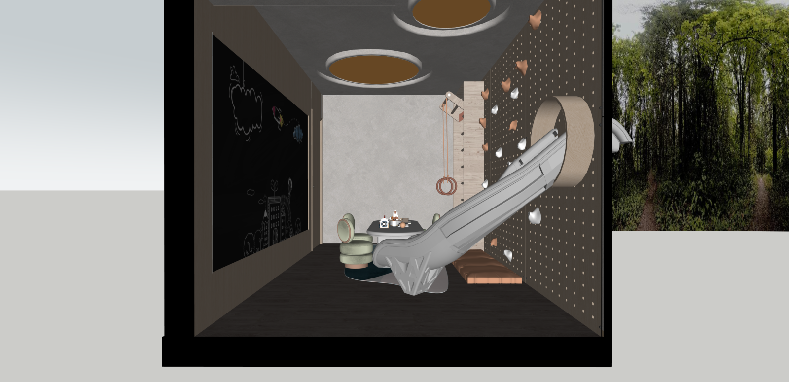 现代儿童活动空间SU模型下载【ID:1216057415】