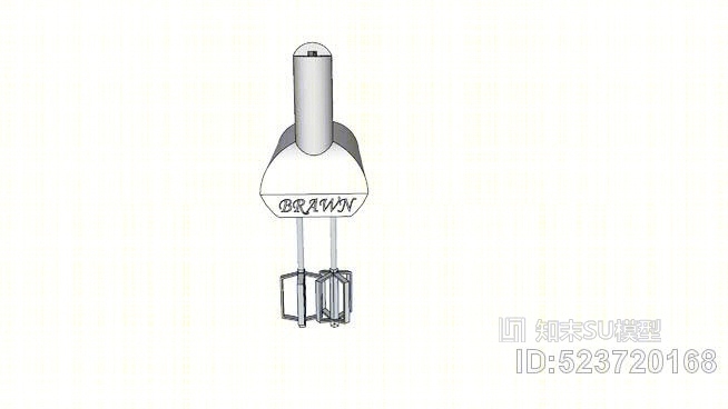 布朗手持式搅拌机SU模型下载【ID:523720168】
