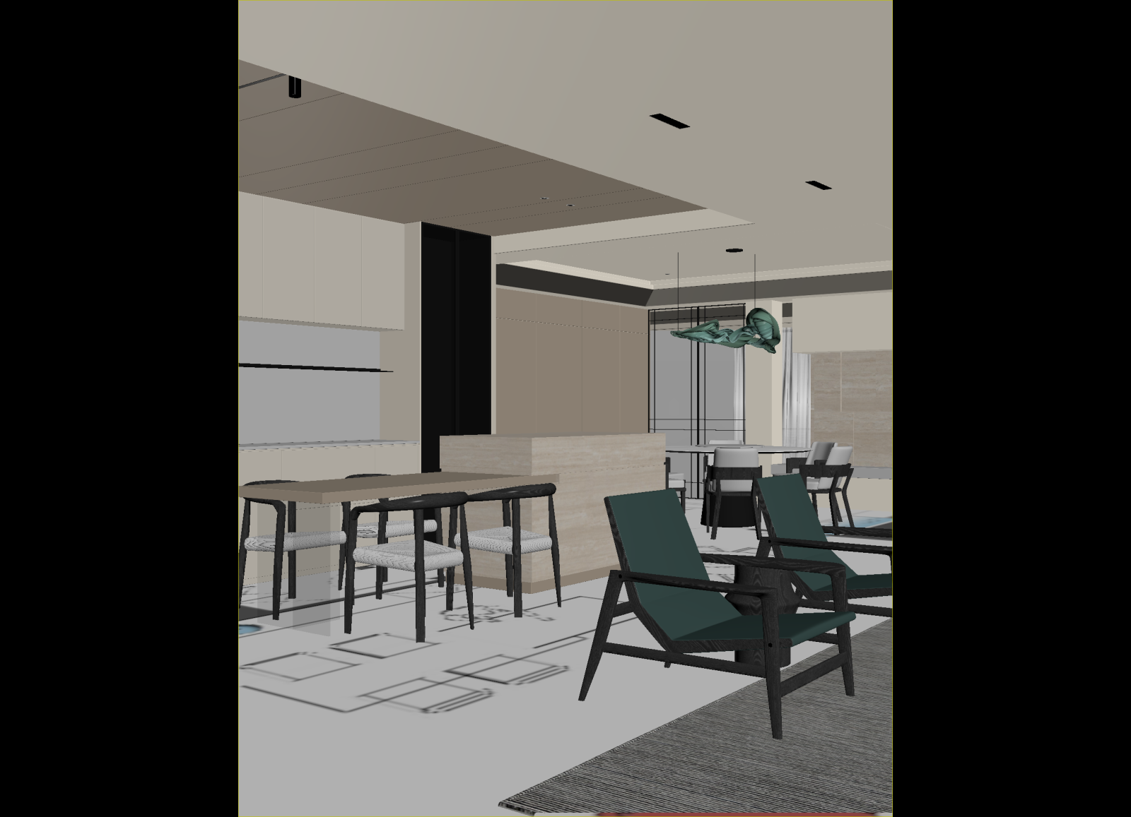 现代咖啡厅3D模型下载【ID:1214562406】