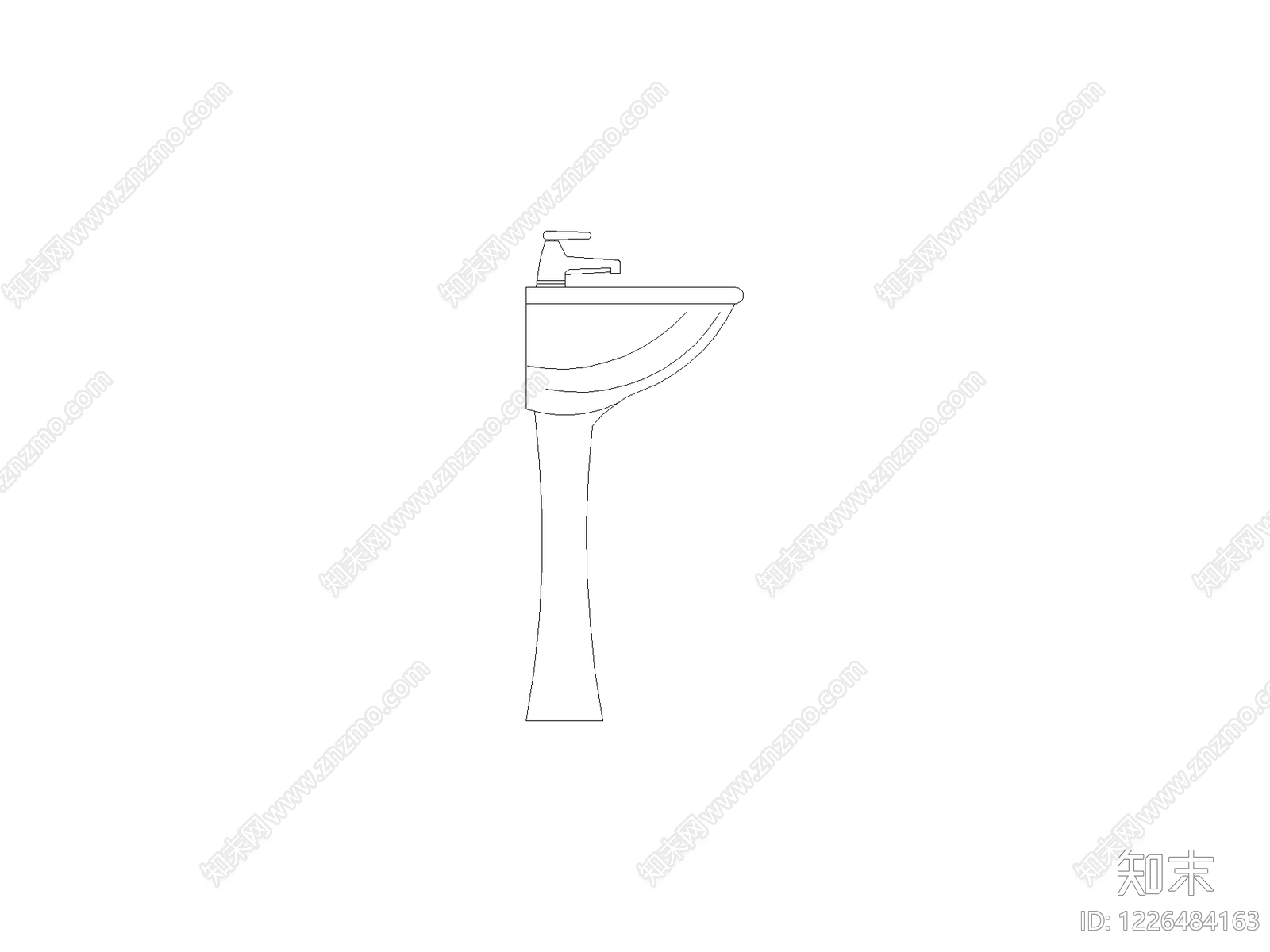 卫浴设施cad施工图下载【ID:1226484163】