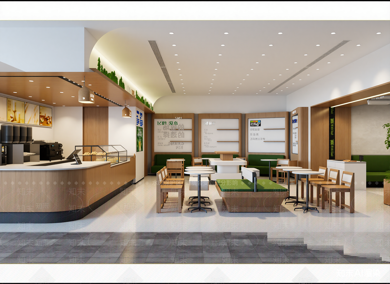 现代咖啡厅3D模型下载【ID:1215168826】