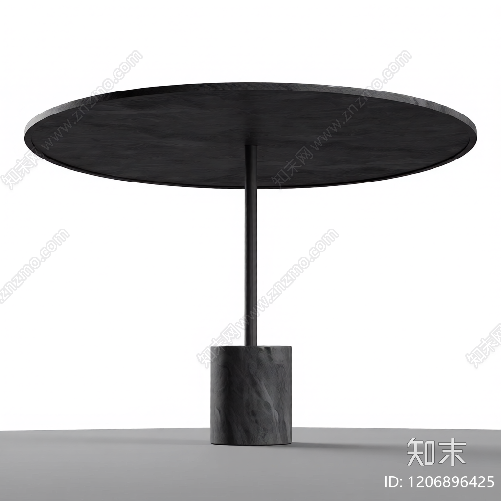 大理石圆桌3D模型下载【ID:1206896425】