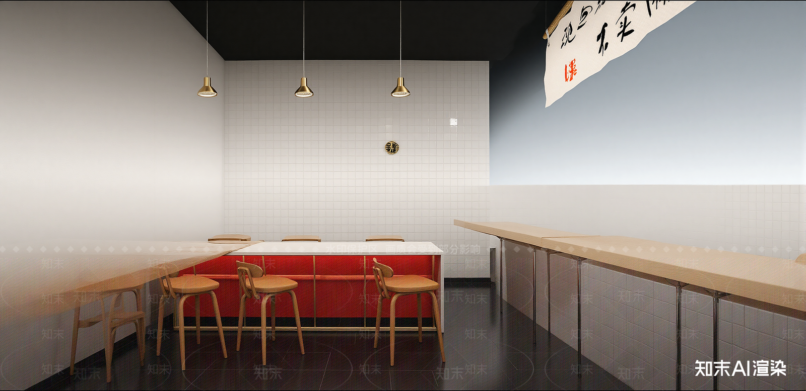 现代快餐店SU模型下载【ID:1216057490】