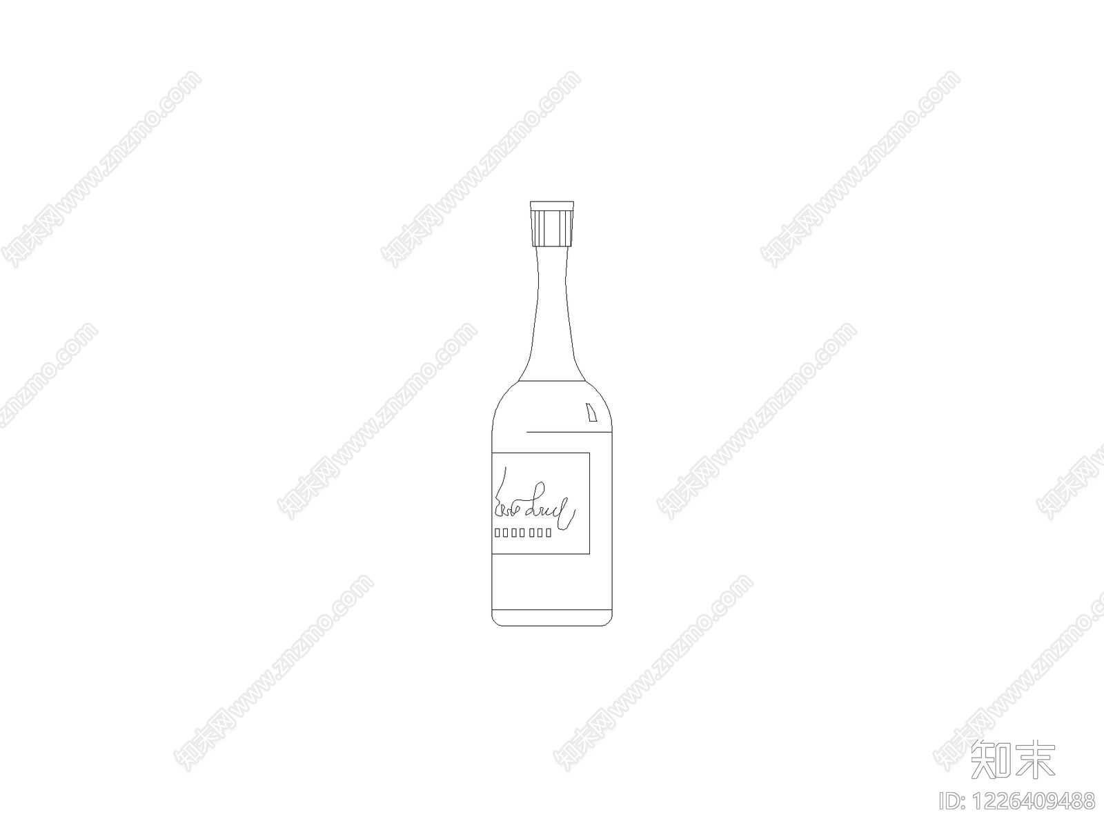 摆件cad施工图下载【ID:1226409488】