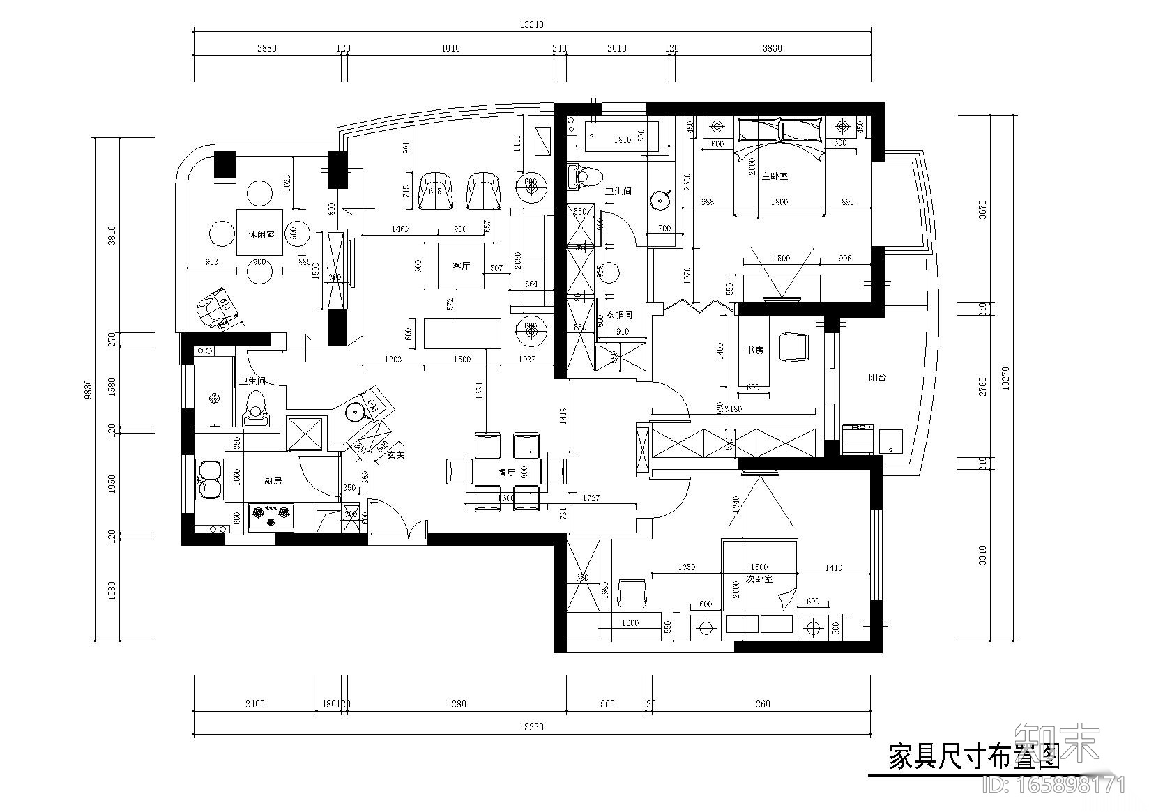 [江苏]苏州衡泰静逸样板间CAD施工图+实景图施工图下载【ID:165898171】