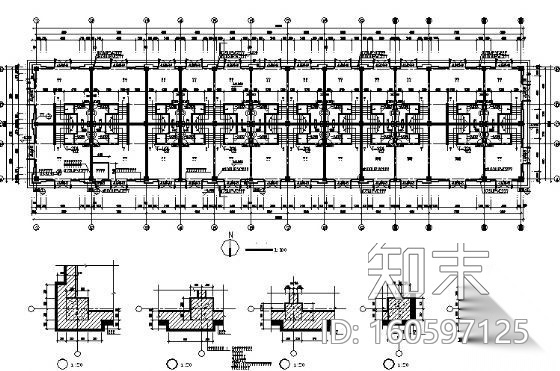 山东香港五金家居城B12块改造工程建筑施工图cad施工图下载【ID:160597125】