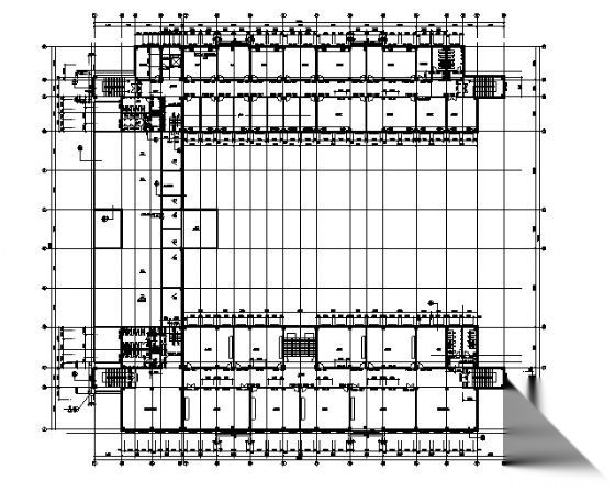 某五层学校教学楼建筑方案图cad施工图下载【ID:151576139】