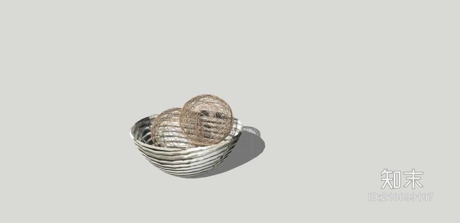 精品免费摆件组合SU模型下载【ID:218099197】
