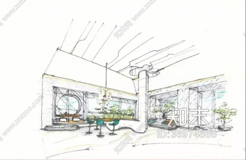 邱德光新作北京万科如园顶层户型全套cad施工图+PDF版+实景图施工图下载【ID:36974868】